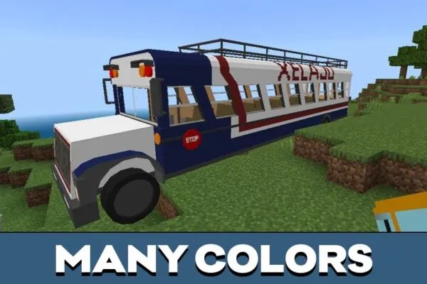 Colors from Guatemala Bus Mod for Minecraft PE