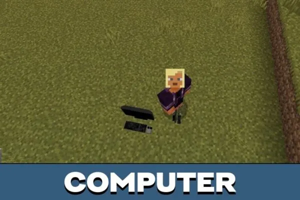 Computer from Device Mod for Minecraft PE