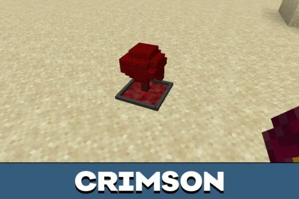 Crimson Plant from Bonsai Mod for Minecraft PE