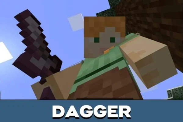 Dagger from Basic Weapons Mod for Minecraft PE