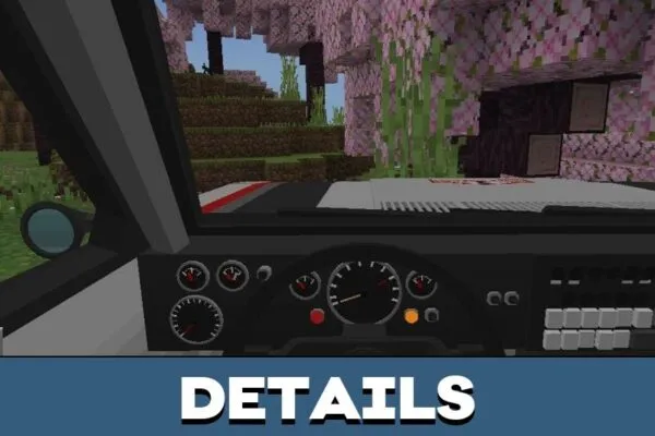 Details from Audi Mod for Minecraft PE