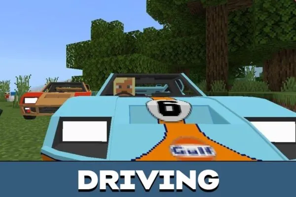 Driving from Ford Mod for Minecraft PE