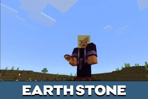 Earth Stone from Mystic Weapons Mod for Minecraft PE