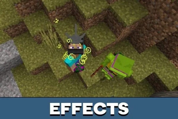 Effects from Ninja Turtles Mod for Minecraft PE