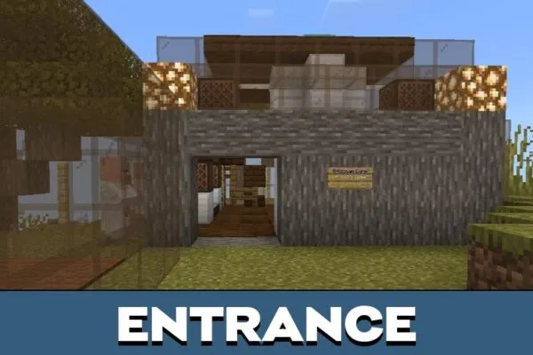 Entrance from Luna Map for Minecraft PE