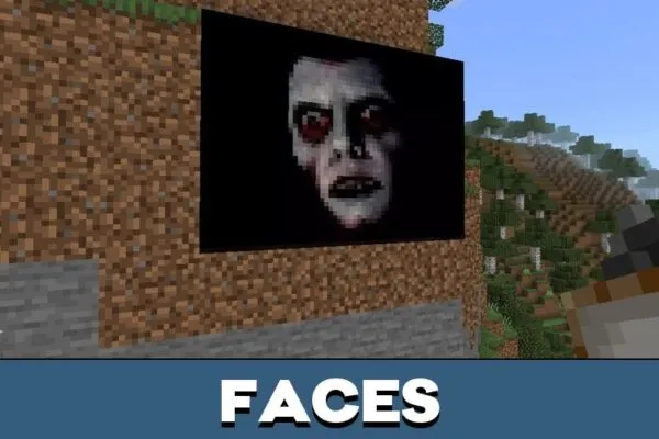 Faces from Horror Paintings Texture Pack for Minecraft PE