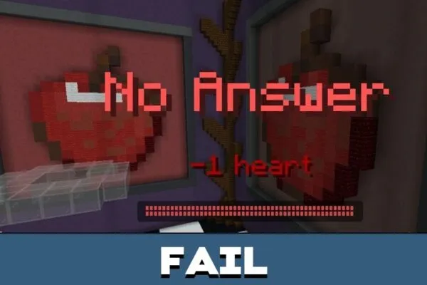 Fail from Guess the Item Map for Minecraft PE