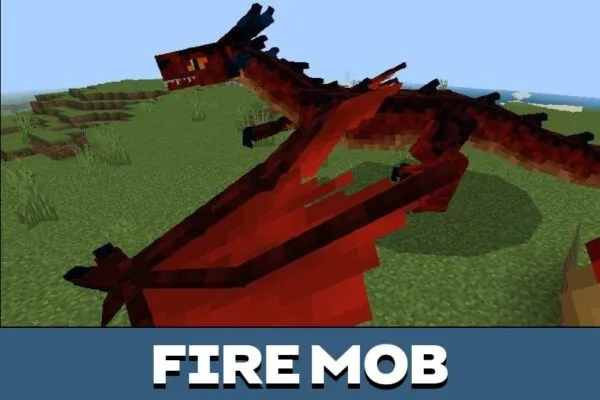 Fire Mob from Wyverns Mod for Minecraft PE