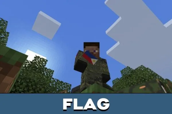 Flag from Philippine Army Mod for Minecraft PE