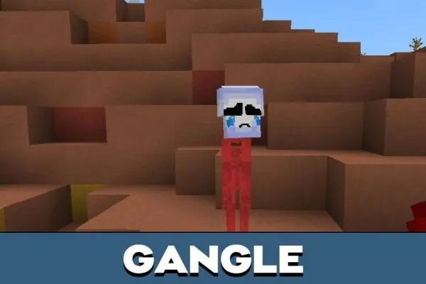 Gangle from Amazing Digital Circus Mod for Minecraft PE