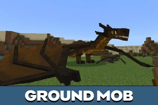 Ground Mob from Wyverns Mod for Minecraft PE