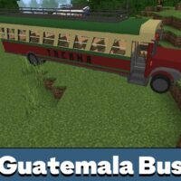 Guatemala Bus Mod for Minecraft PE