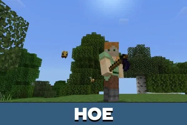 Hoe from Obsidian Mod for Minecraft PE