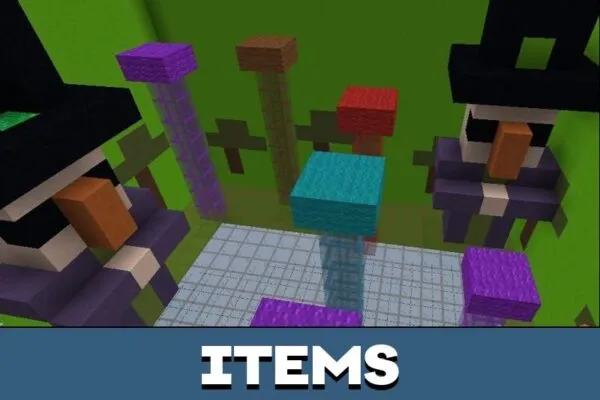 Items from Power Mob Parkour Map for Minecraft PE