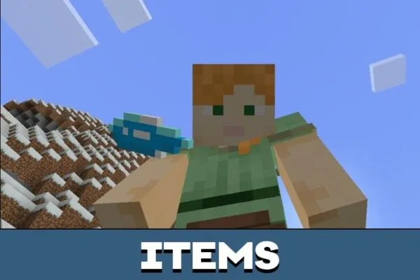 Items from Zero Weapon Texture Pack for Minecraft PE