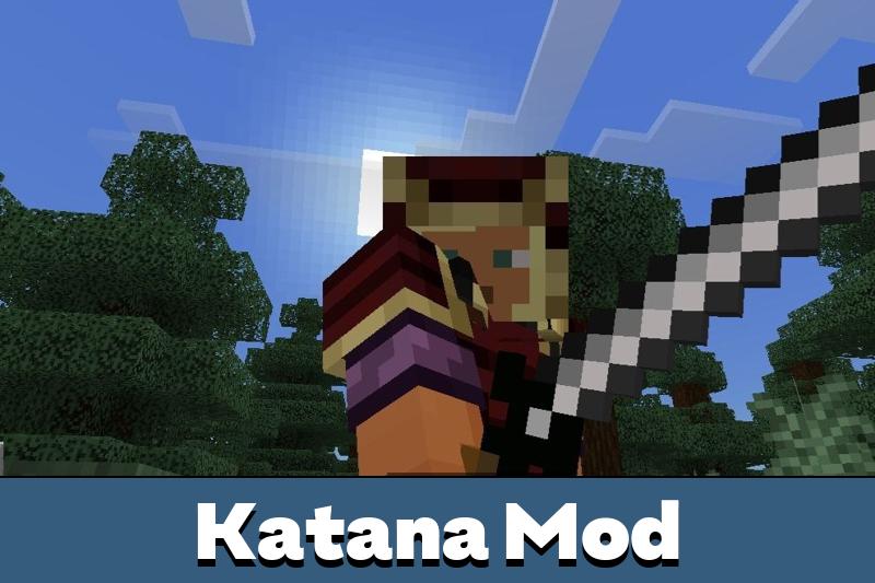 Download Katana Mod for Minecraft PE Katana Mod for MCPE