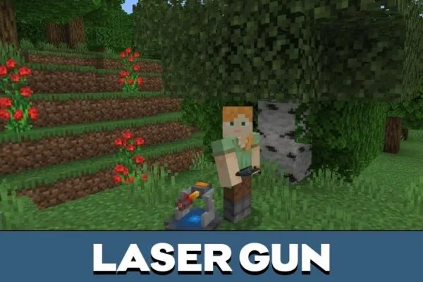 Gun from Minigun Mod for Minecraft PE