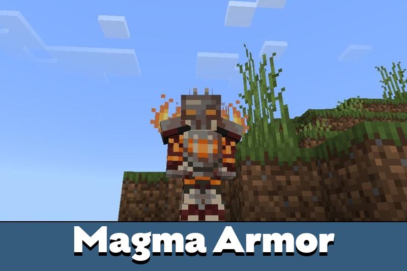 Lava herobrine with armor Minecraft Skin
