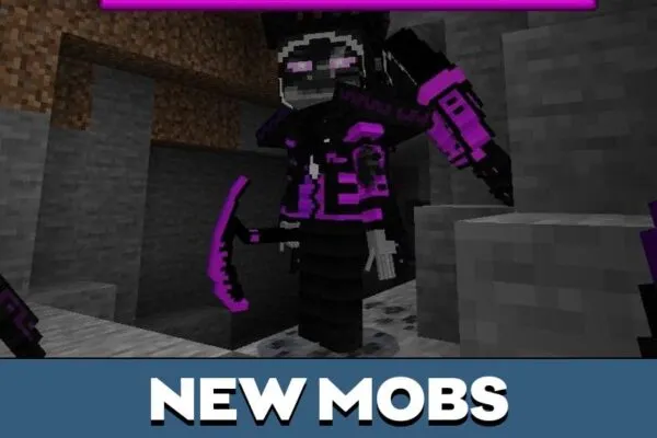 Mobs from Valkyries Mod for Minecraft PE