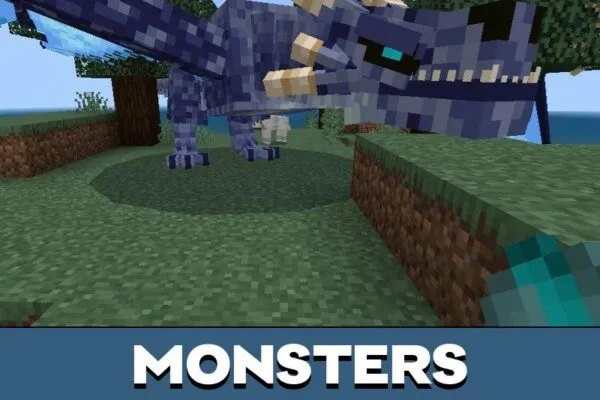 Monsters from Wyverns Mod for Minecraft PE