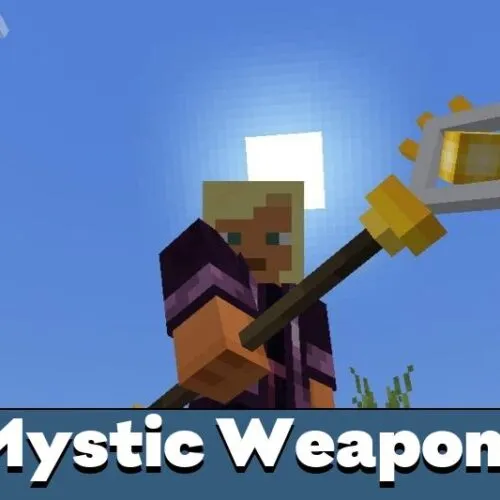 Mystic Weapon Mod for Minecraft PE