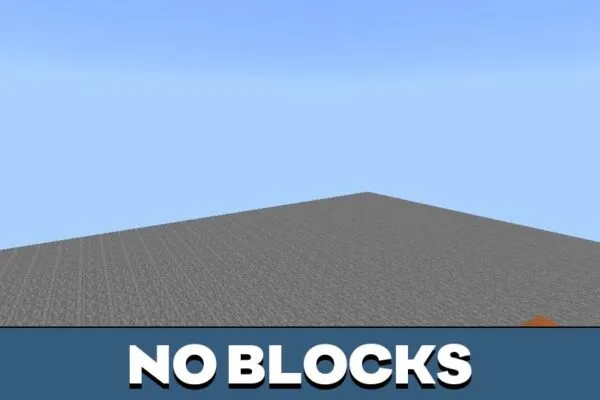 No Blocks from Void World Map for Minecraft PE