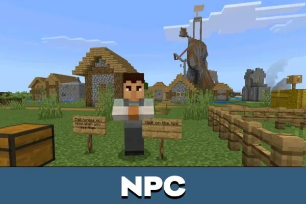 NPC from Castle Maps for Minecraft PE