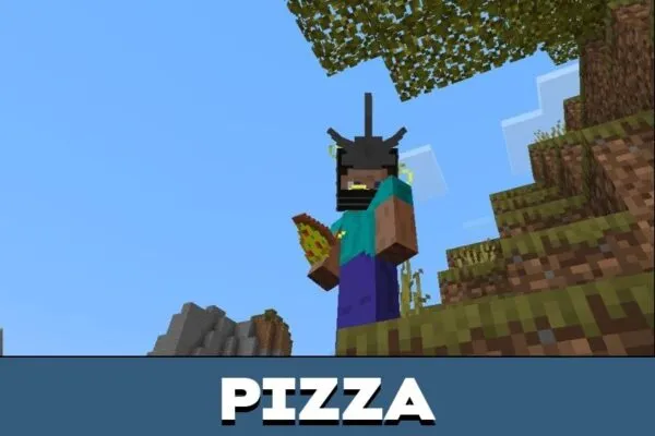 Pizza from Ninja Turtles Mod for Minecraft PE