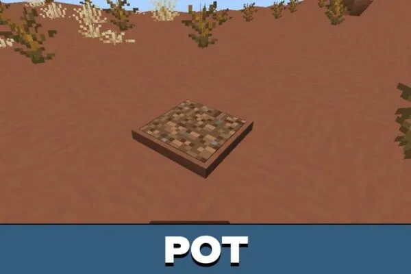 Pot from Bonsai Mod for Minecraft PE