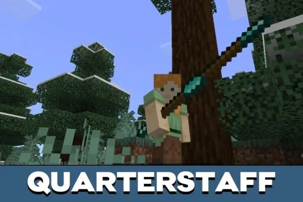 Quarterstaff from Basic Weapons Mod for Minecraft PE