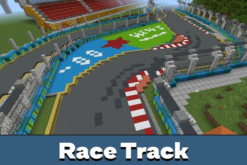 Download Race Track Map for Minecraft PE Race Track Map for MCPE