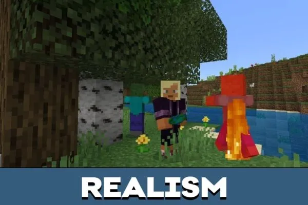 Realism from Talking Villagers Mod for Minecraft PE