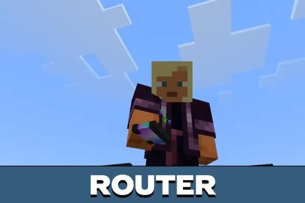 Router from Device Mod for Minecraft PE