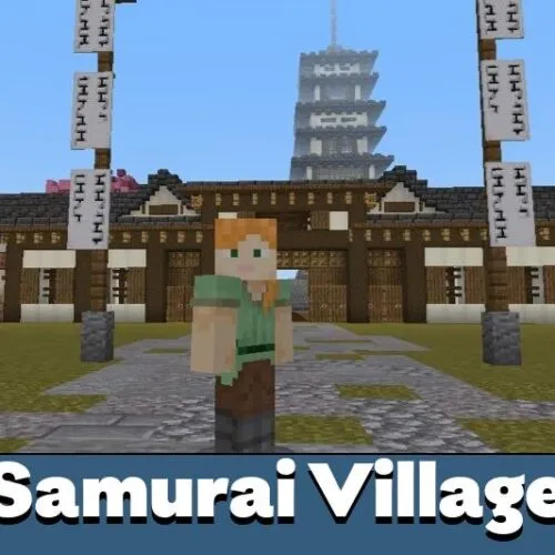 Samurai Village Map for Minecraft PE