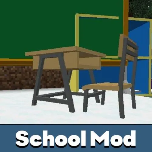 School Furniture Mod for Minecraft PE