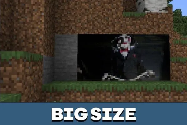 Size from Horror Paintings Texture Pack for Minecraft PE