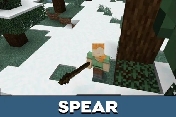 Spear from Basic Weapons Mod for Minecraft PE