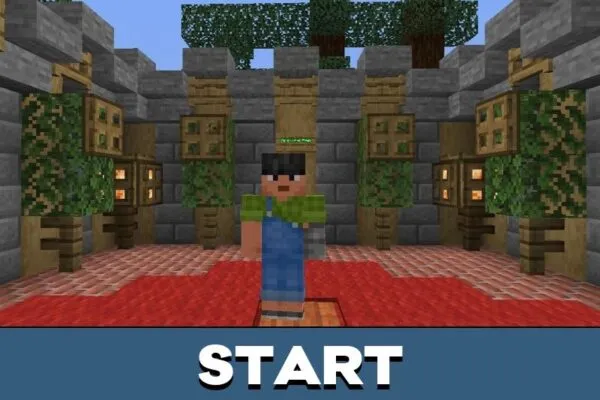 Start from Extreme PvP Challenge Map for Minecraft PE