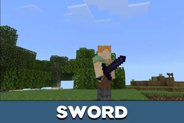 Sword from Obsidian Mod for Minecraft PE