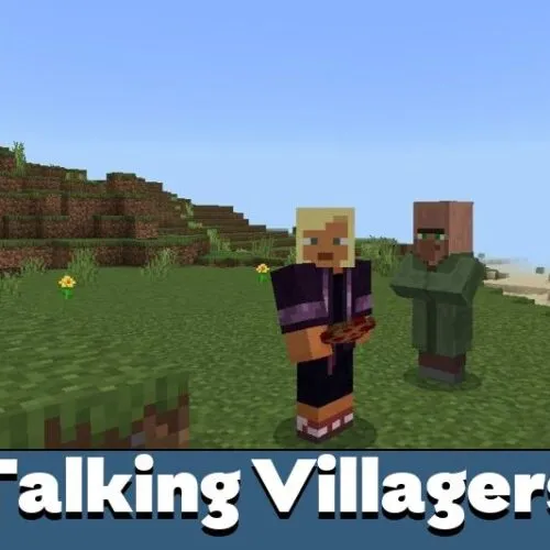 Talking Villagers Mod for Minecraft PE