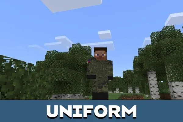 Uniform from Philippine Army Mod for Minecraft PE