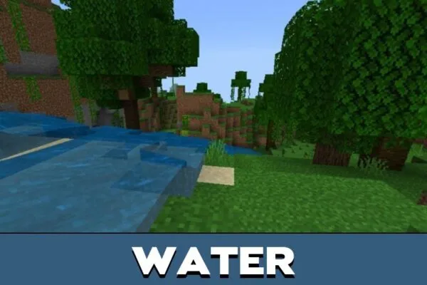 Water from Haptic Shader for Minecraft PE