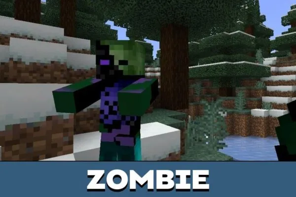 Zombie from Wither Storm Mod for Minecraft PE