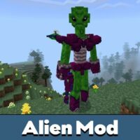 Alien Mod for Minecraft PE