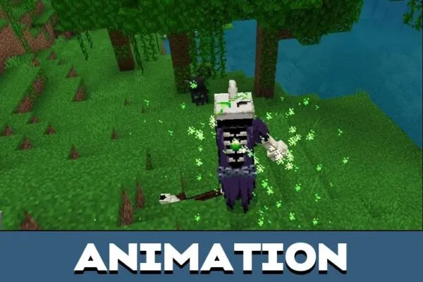 Animation from Necromancer Boss Mod for Minecraft PE