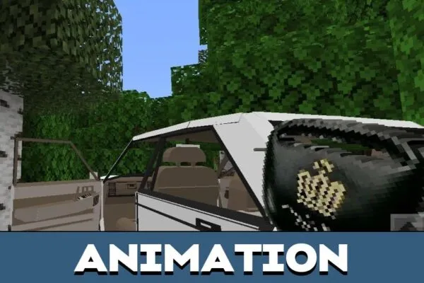 Animation from Old Car Mod for Minecraft PE