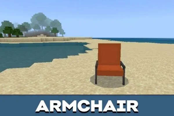 Armchair from Table Mod for Minecraft PE