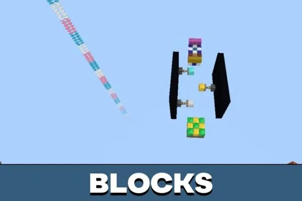 Blocks from Mini Parkour Map for Minecraft PE