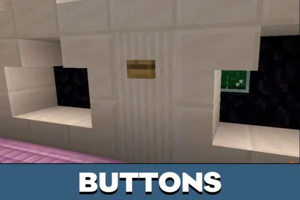 Buttons from Antidropper Map for Minecraft PE