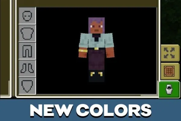 Colors from Attack on Titan Texture Pack for Minecraft PE